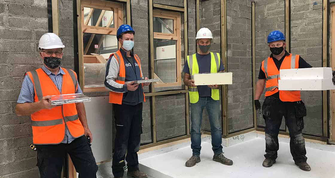 Bord na Mona workers training at Mount Lucas