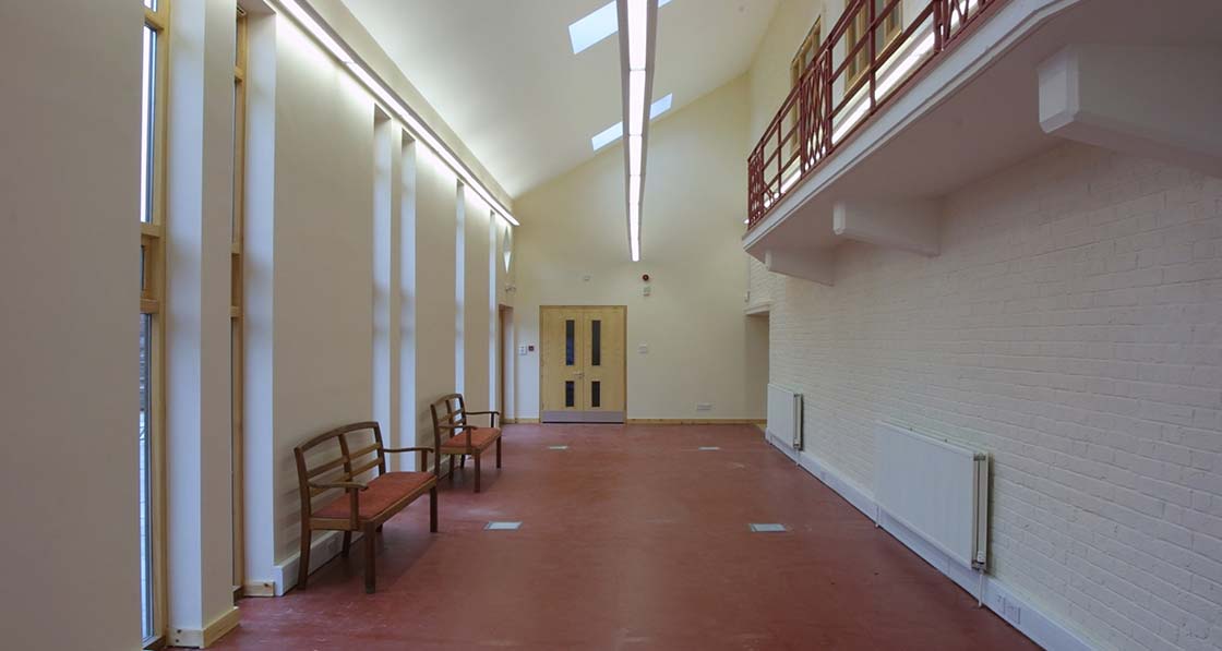 An early green building project by Rickaby Thompson, the 2002 Environment Centre in High Wycombe