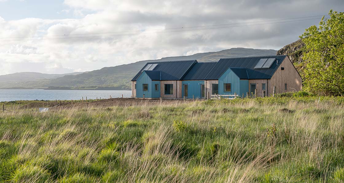 Scottish isle eco cottages need no central heating 01