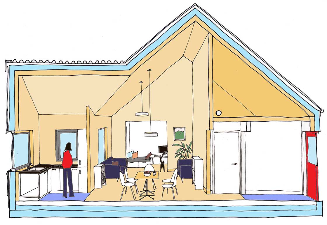 Scottish isle eco cottages need no central heating 06