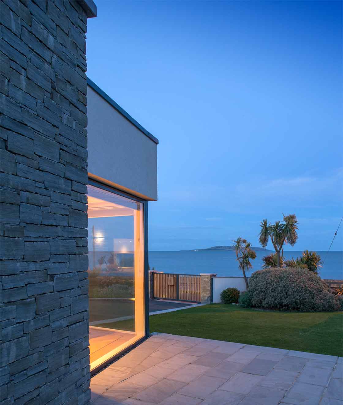 The stunning low energy seaside home that's built from clay 06