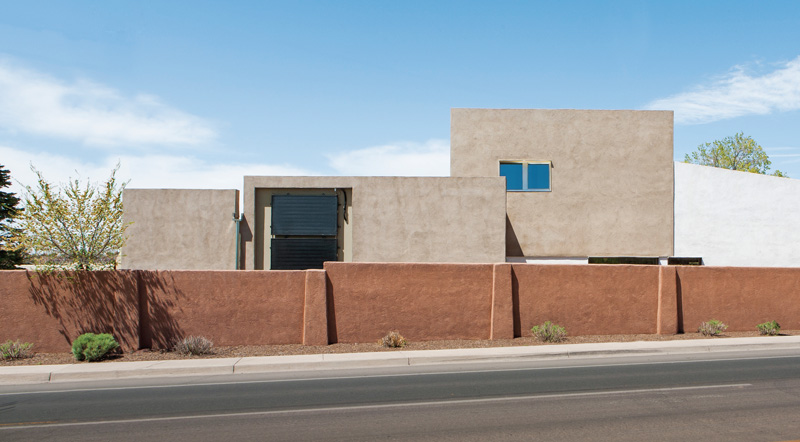 Streetview of the VOLKsHouse, a net-zero energy home that the architects say costs 6.5% less per square foot than a similar conventional home and establishes new standards for affordable housing International selection VOLKsHouse 01
