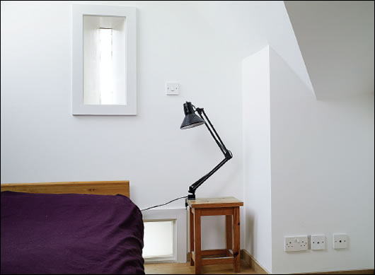 Attic Maximising Light O'Brien's strategy called for maximising natural light in all areas of the house, including in the attic conversion
