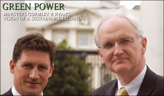 Green Power Ministers Gormley and Ryan