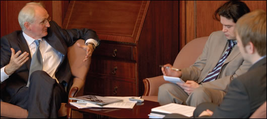 0308-greenpower3.jpg John Gormley explains how his policies will come to fruition