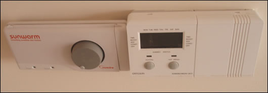 The heating control system, as designed by NuTech Renewables, is vitally important in achieving a genuinely low energy house and greatly improves the efficiency of the solar collectors The heating control system, as designed by NuTech Renewables, is vitally important in achieving a genuinely low energy house and greatly improves the efficiency of the solar collectors