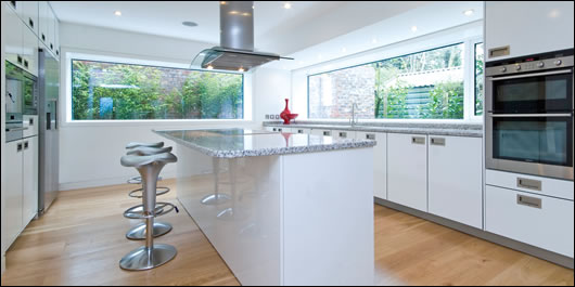 Open plan living spaces provide a comfortable modern home Open plan living spaces provide a comfortable modern home