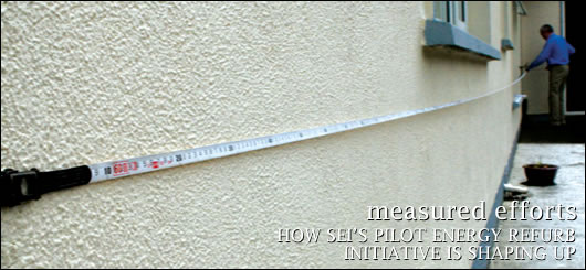 Earlier this year constructireland.ie broke the news of the introduction of the pilot Home Energy Saving Scheme, a new grant funding programme designed to stimulate the en masse refurbishment of Ireland’s poorly performing existing housing stock. John Hearne travelled to one of the pilot areas to see how the scheme is working on the ground, and discover how the scheme is developing. Earlier this year constructireland.ie broke the news of the introduction of the pilot Home Energy Saving Scheme, a new grant funding programme designed to stimulate the en masse refurbishment of Ireland’s poorly performing existing housing stock. John Hearne travelled to one of the pilot areas to see how the scheme is working on the ground, and discover how the scheme is developing.