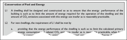 Figure 2: extract from pg. 5 of Technical Guidance Document L (2007) Figure 2: extract from pg. 5 of Technical Guidance Document L (2007)