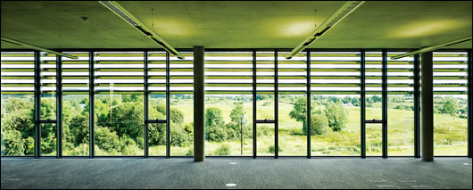 An iroko brise soleil helps to prevent glare and overheating An iroko brise soleil helps to prevent glare and overheating