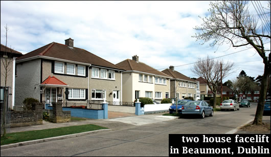 Two house facelift in Beaumont, Dublin Two house facelift in Beaumont, Dublin