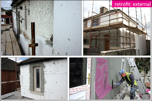Whole envelope upgrade to Crumlin hollow block house Whole envelope upgrade to Crumlin hollow block house