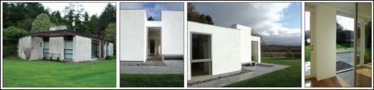 (left to right) Windox supplied the double glazed windows, which have an overall U-value of 1.1W/2K; the house sits in a stunning location overlooking Kenmare bay; the re-design by Carson & Crushell has drastically updated the appearance of the dated bungalow (left to right) Windox supplied the double glazed windows, which have an overall U-value of 1.1W/2K; the house sits in a stunning location overlooking Kenmare bay; the re-design by Carson & Crushell has drastically updated the appearance of the dated bungalow