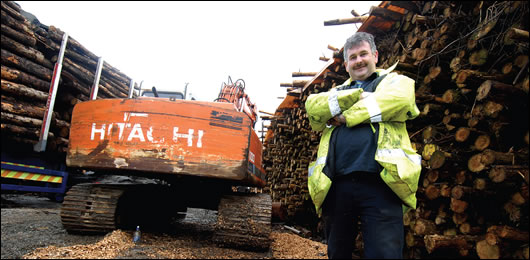 Pat Moloney of the Clare Wood Energy Project Pat Moloney of the Clare Wood Energy Project