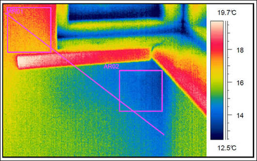 Missing insulation was found in 70% of the homes surveyed using thermal imaging in the draft report, with two thirds showing significant cold bridges Missing insulation was found in 70% of the homes surveyed using thermal imaging in the draft report, with two thirds showing significant cold bridges